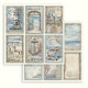 Silent Sea, krajina 30,5x30,5 scrapbook