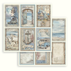 Silent Sea, krajina 30,5x30,5 scrapbook