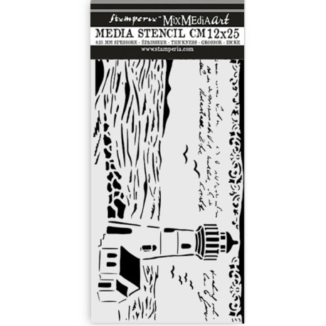 Šablona 3D 12x25 - Silent Sea, maják (KSTDL117)