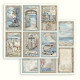 Sada papírů 20,3x20,3 190g Silent Sea (SBBS125)