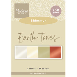 Sada lesklých papírů A5 Earth tones, 250g (MD)