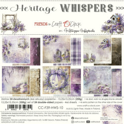 Sada papírů 15x15 Heritage Whispers (Craft O´Clock)