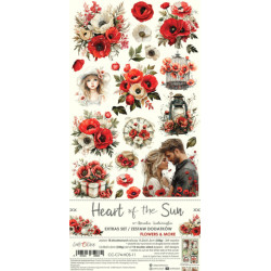 Heart of the Sun Extras Set Flowers & More - sada k vystřihování (Craft O'Clock)