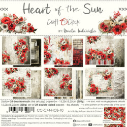 Sada papírů 15x15 Heart of the Sun (Craft O´Clock)