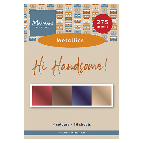 Sada lesklých papírů A5 Hi Handsome!, 275g (MD)