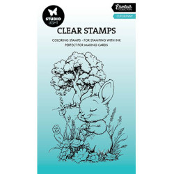 Transp.razítko - Cute bunny Essentials nr.847 (SL)