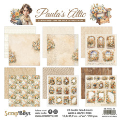 Sada papírů Paula's Attic 15,2x15,2 (ScrapBoys)