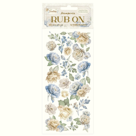 Transfer Stamperia 10x21,6cm - Timeless, květy (DFLRB160)