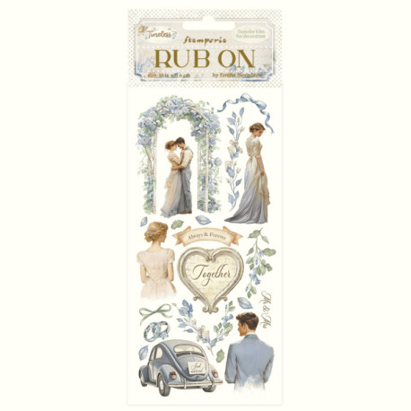 Transfer Stamperia 10x21,6cm - Timeless, svatba (DFLRB162)