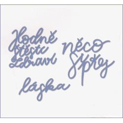 Vyřezávací šablony - Něco si přej, a další
