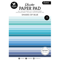 Sada papírů A5 - Shades of blue Essentials nr.157 (SL)
