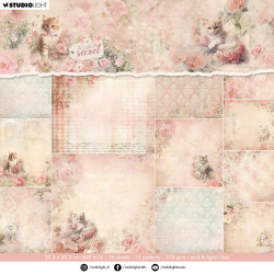 Sada papírů na pozadí 20x20 A Cat's Secret nr.315 (SL)