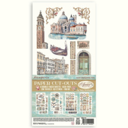 Papírové výseky15x30,5 190g Venice City of Art (SBBCT14)