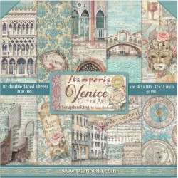 Sada papírů 30,5x30,5 190g Venice City of Art (SBBL172)