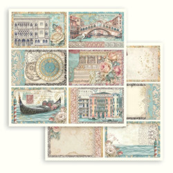 Venice City of Art, 6 karet 30,5x30,5 scrapbook