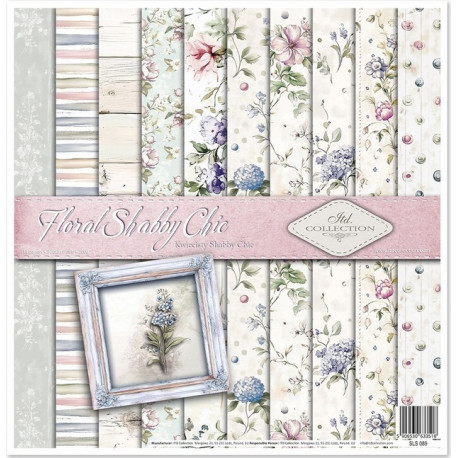Sada papírů 31x32cm - Floral Shabby Chic (ITD)