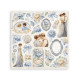 Sada samolepek Timeless 16,5x16,5cm (Stamperia)