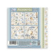 Sada samolepek Timeless 16,5x16,5cm (Stamperia)