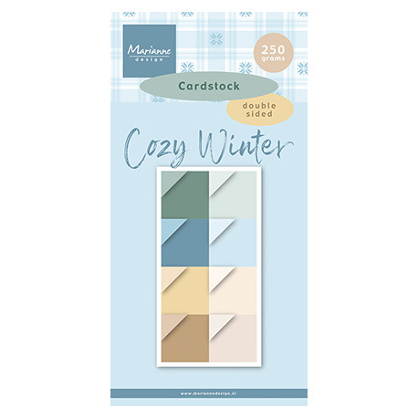 Sada papírů 15x30 Cozy Winter, 250g (MD)