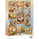 3D blok s výseky A4 - Autumn cards Charming Autumn nr.21 (SL)