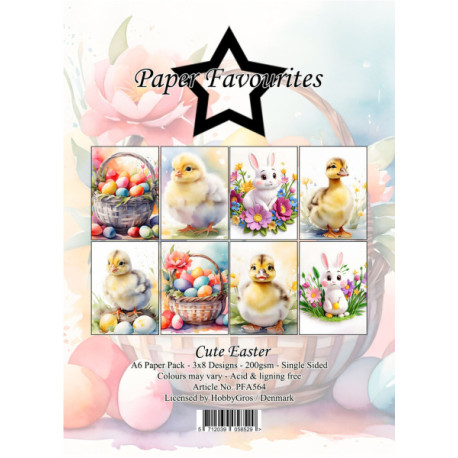 Sada papírů A6 Cute Easter (PF)