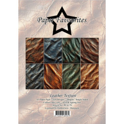 Sada papírů A5 Leather Texture (PF)