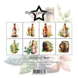 Sada papírů 15x15 Bottle of Beer (PF)