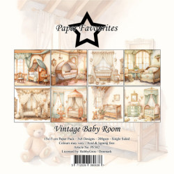 Sada papírů 15x15 Vintage Baby Room (PF)