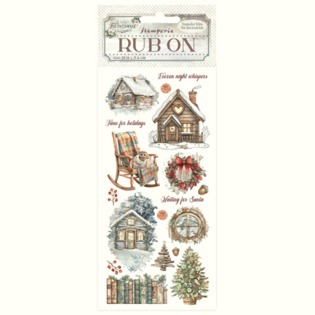 Transfer Stamperia 10x21,6cm - The Owl's House, chalupa (DFLRB178)
