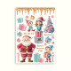 Sada Washi papírů A5 Candy Christmas (Stamperia)