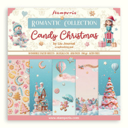 Sada papírů 20,3x20,3 190g Candy Christmas (SBBS129)