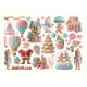 Sada výseků Candy Christmas Ephemera (DFLCT66)