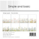 Sada papírů 15x15 Floral Borders (Simple and Basic)
