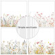 Sada papírů 15x15 Floral Borders (Simple and Basic)