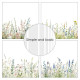 Sada papírů 15x15 Floral Borders (Simple and Basic)