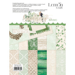 Sada papírů 15x20 Greenery Basic (LemonCraft)