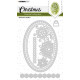 Vyřezávací šablony - Christmas Oval Snow Shaker Essentials (SL)