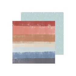 Scrapbookový papír 30,5x30,5 - Léto ve městě, 06 západ slunce