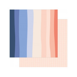 Scrapbookový papír 30,5x30,5 - Pojďme slavit, 07 barevné proužky