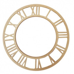 Ciferník pro hodiny 21,5cm, římské číslice, MDF (Stamperia)