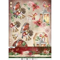 Papíry 3D Magical Christmas nr.33 - 4 listy (SL)