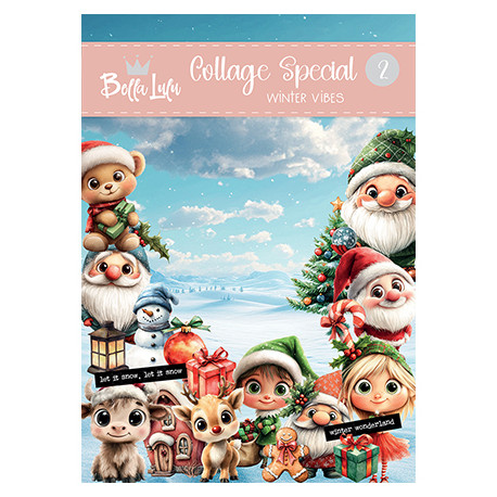 Kreativní kniha Collage Special 2 - Winter Vibes (Bella Lulu)