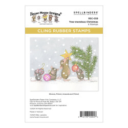 Cling razítka - Tree-Mendous Christmas (Spellbinders)