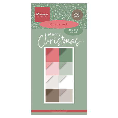 Sada papírů 15x30 Merry Christmas, 250g (MD)