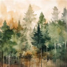 Stromy akvarel 33x33