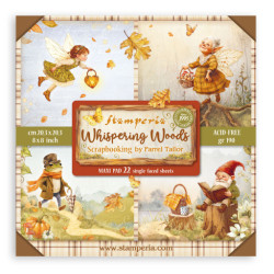 Sada papírů MAXI 20,3x20,3 190g Whispering Woods (SBBSXB17)