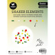 Směs drobných motivů do chrastících přáníček - Stars & Elements Essentials nr.13 (SL)
