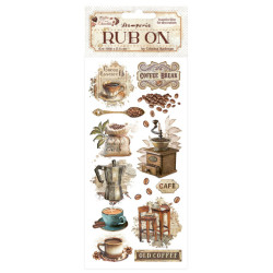 Transfer Stamperia 10x21,6cm - Coffee and Chocolate, vintage kávové chvíle (DFLRB193)