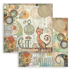 Furry Friends, jsi jedinečná kočka 30,5x30,5 scrapbook