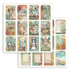 Furry Friends, visačky 30,5x30,5 scrapbook